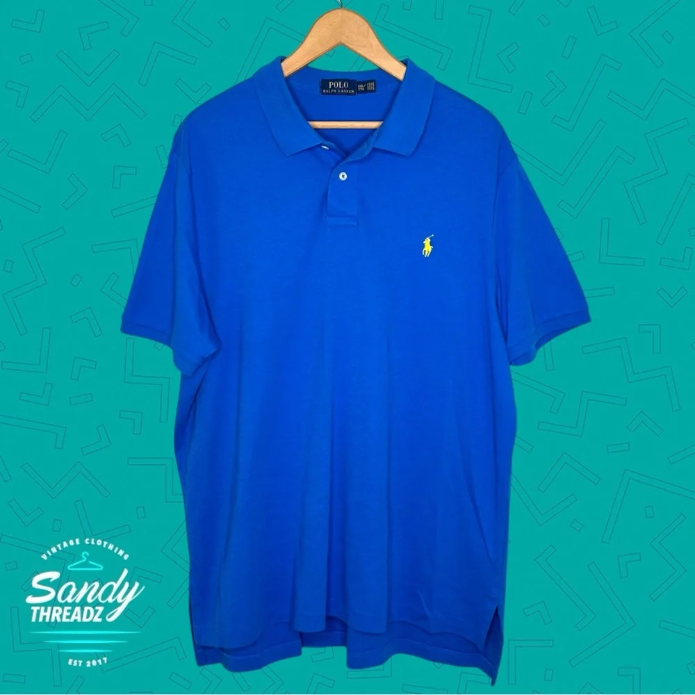 Polo Ralph Lauren Blue Polo Shirt - Picture 2 of 5